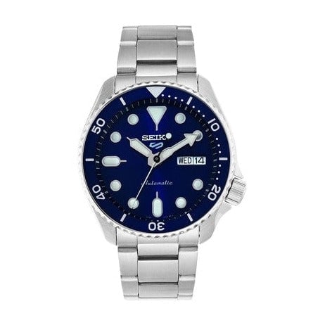 Seiko 5 Sports Automatic Analog Blue Dial Silver Steel Strap Watch For Men - SRPD51K1 - Image 2